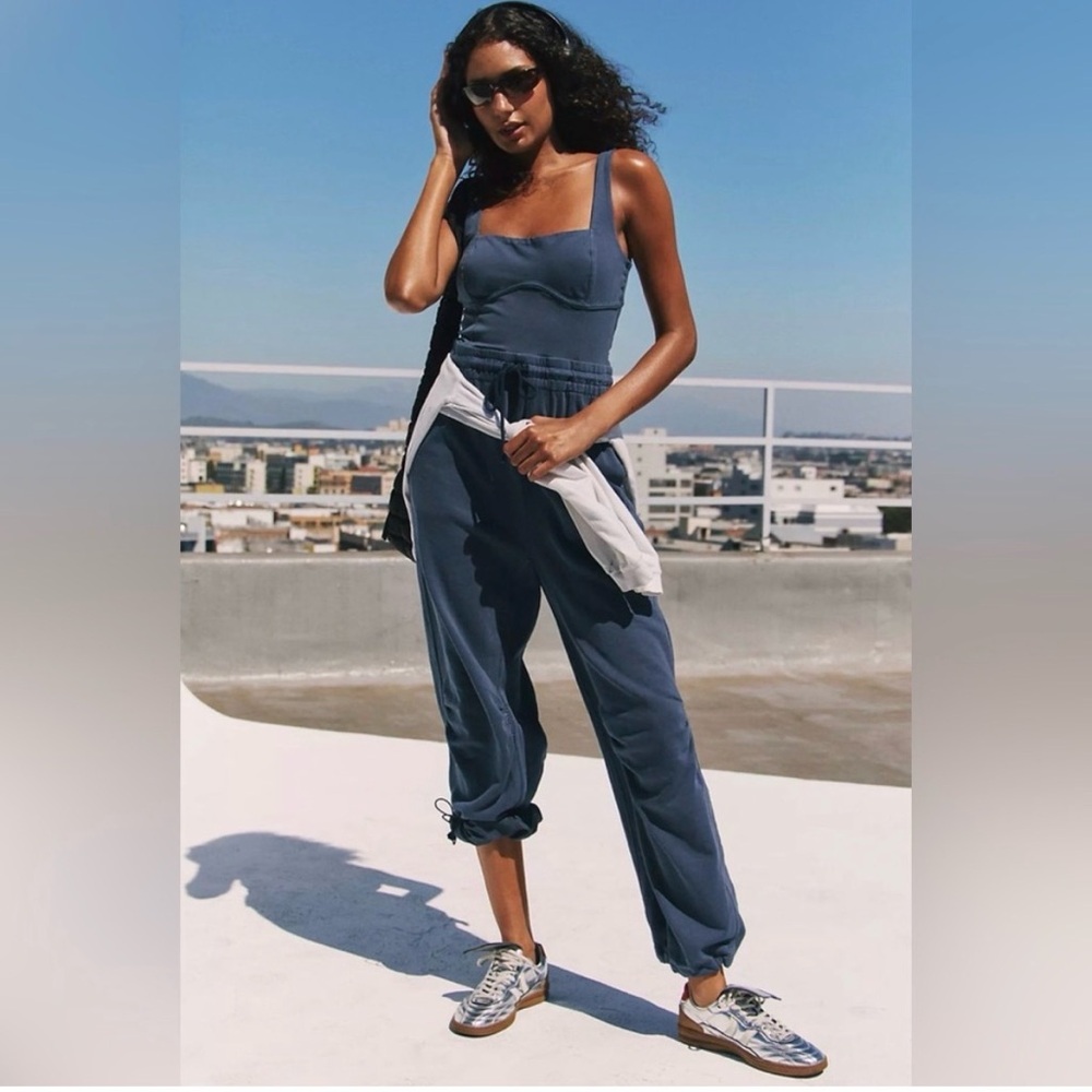 FP Movement by Free People Indigo Blue Jumpsuit